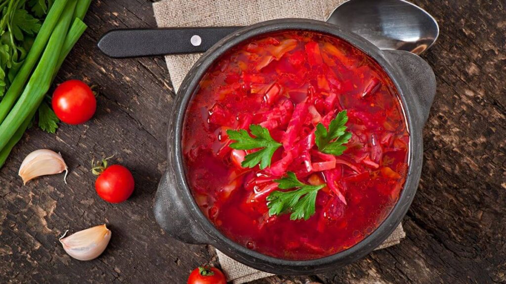 Борщ в духовці