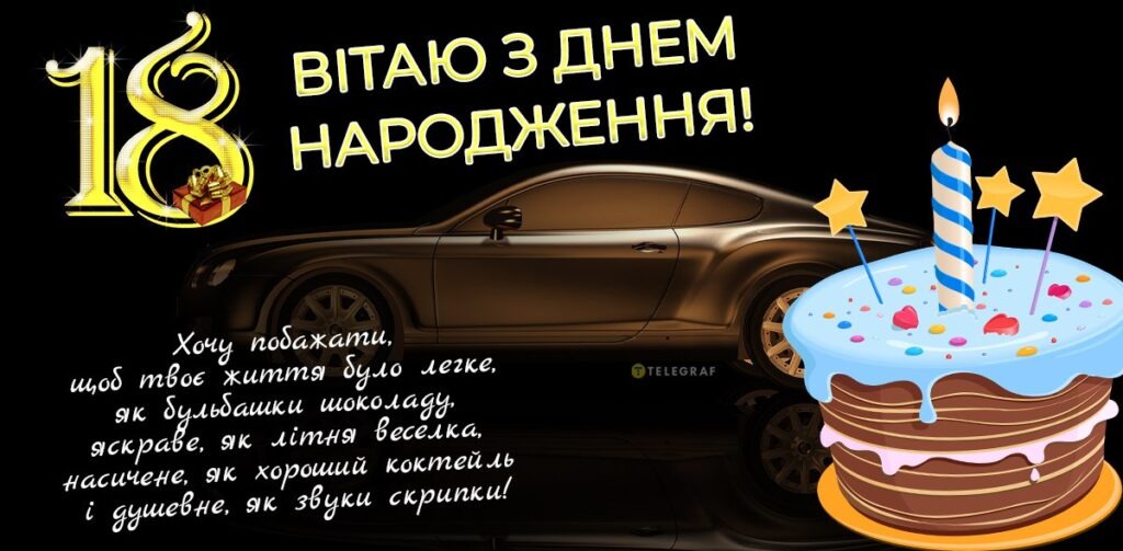 Привітання з днем народження хлопцю