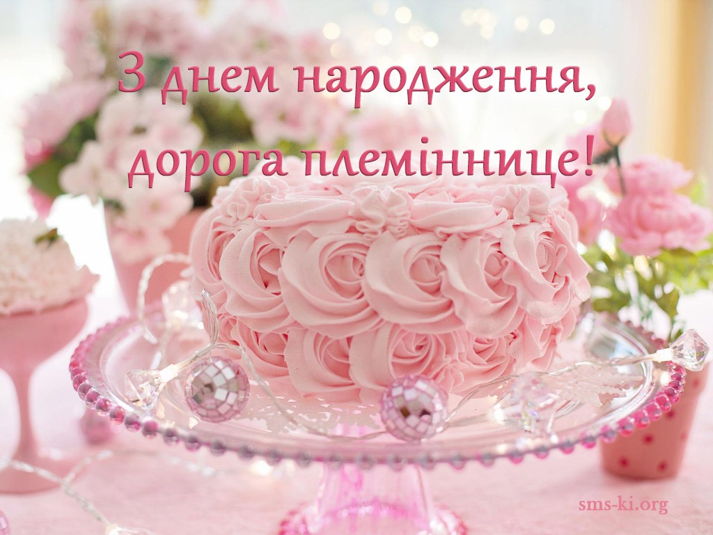 привітання з днем народження племінниці