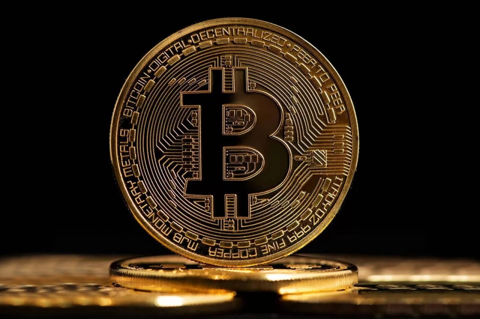 Монета Bitcoin як символ цифрового золота